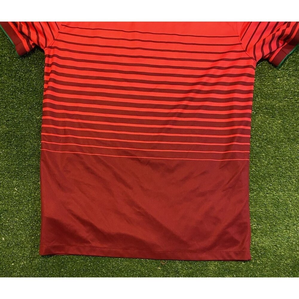 Portugal Soccer Jersey medium red green nike home kit 2014 Cristiano Ronaldo 14 - Picture 9 of 11